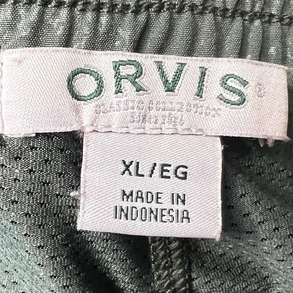 Orvis Size XL Green Camo Embossed Print Active Performance Skort Womens - Picture 9 of 15